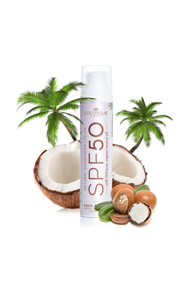 Lotion solaire SPF 50 naturelle - Oxyde de zinc & beurre de karité - Visage & corps - 100 ml