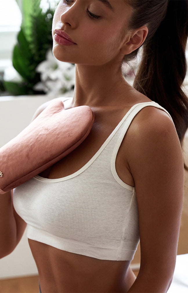 Gant autobronzant en soie - Corps - Marron