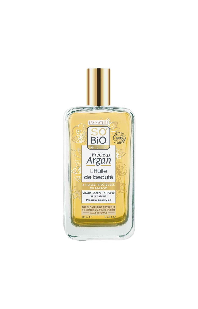 Huile d'argan sèche bio - Visage, Corps & cheveux - 100 ml