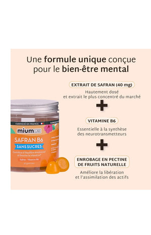 Cure gummies équilibre émotionnel - Pêche & hibiscus - Sans sucres - 2 mois