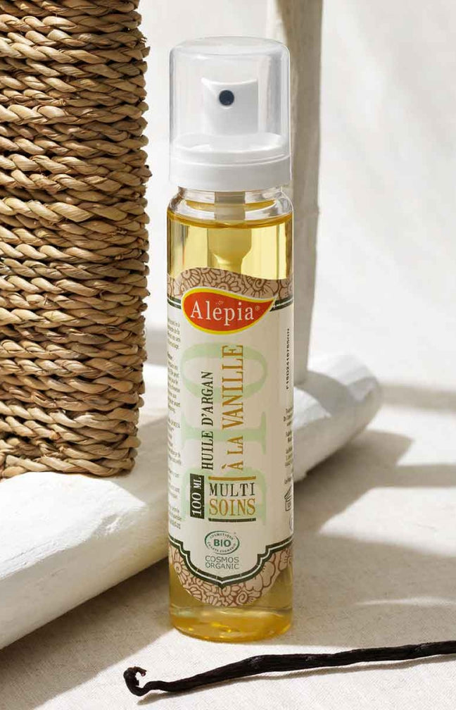 Huile d'argan bio - Vanille - Visage, corps & cheveux - 100 ml