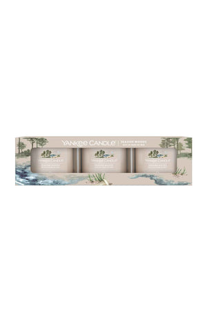 Coffret bougies votives - Bois en bord de mer - 3 x 37 g