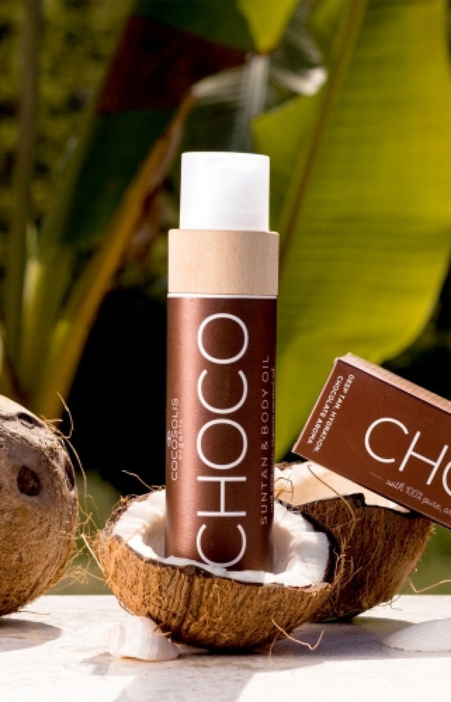 Huile de bronzage naturelle - Choco - Visage & corps - 110 ml