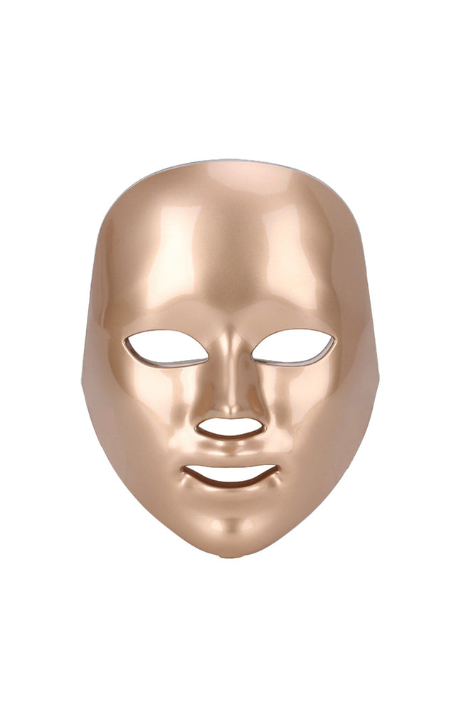 Masque de luminothérapie LED - Visage - Doré