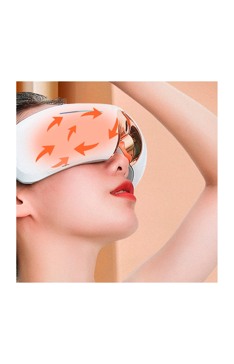 Masseur oculaire - 5 modes - Blanc