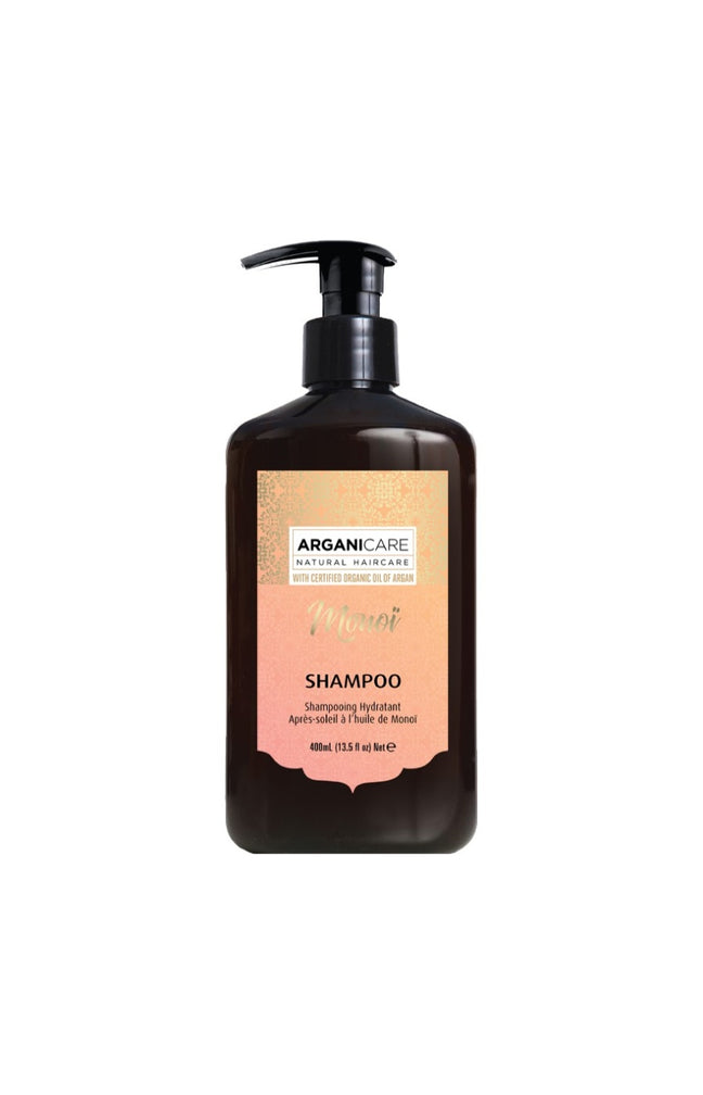 Shampoing hydratant après-soleil - Huile de monoï - Cheveux fragilisés - 400 ml