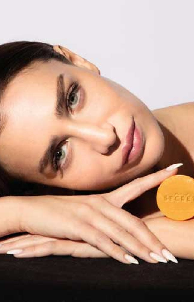 Masque solide anti-inflammatoire & cicatrisant - Booster d'éclat - Lait de chèvre & curcuma