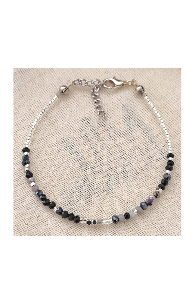 Bracelet - Laiton plaqué or & perles