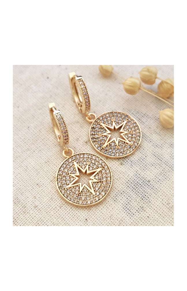 Boucles d'oreilles - Laiton plaqué or