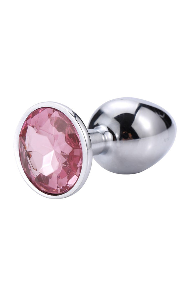Plug bijou aluminium bijou - Rose - Taille S