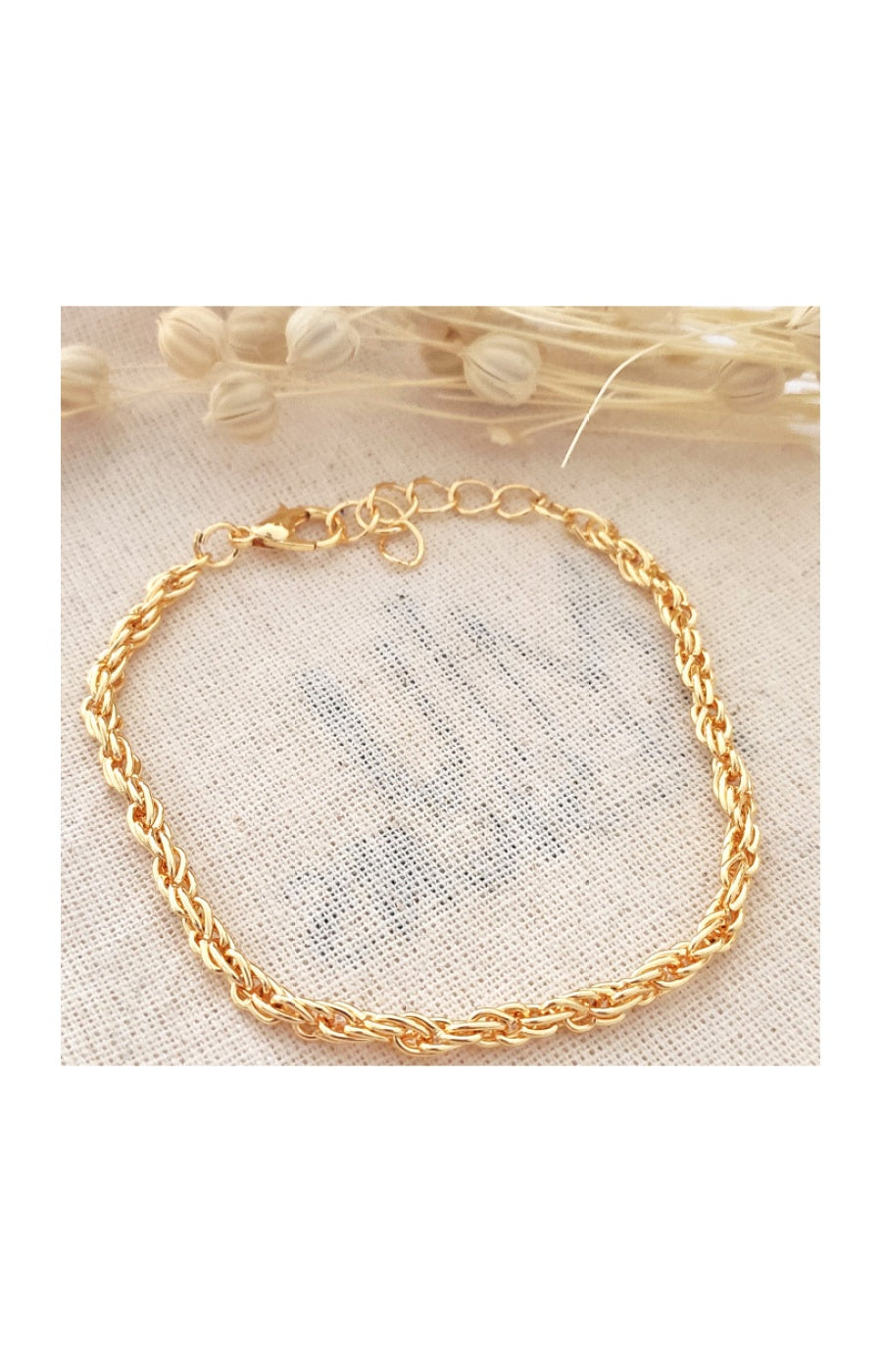 Bracelet - Laiton plaqué or