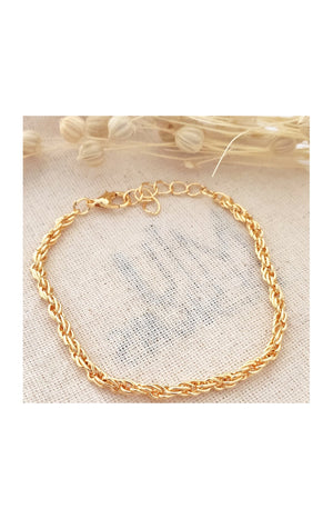 Bracelet - Laiton plaqué or