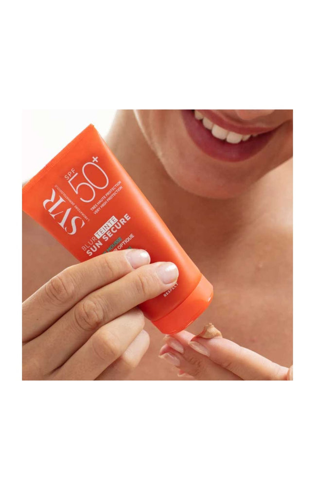 Crème solaire SPF 50 teintée - Sun Secure Blur - Peaux sensibles - 50 ml