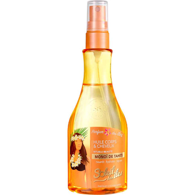Huile nourrissante - Corps & cheveux - Parfum des îles - 150 ml