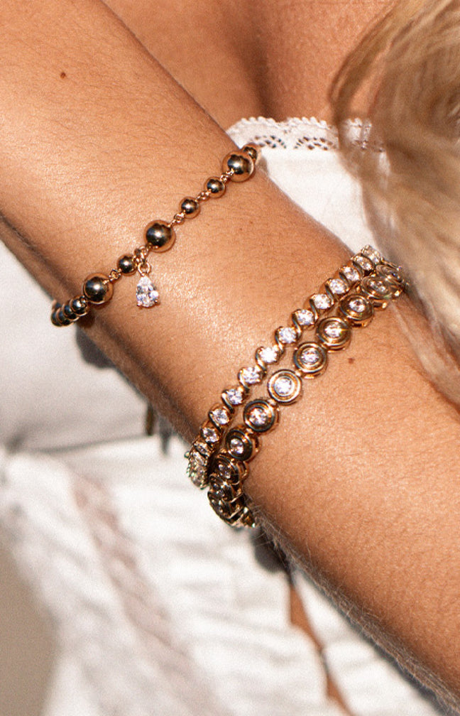 Bracelet - Cassis - Laiton doré or 1 micron