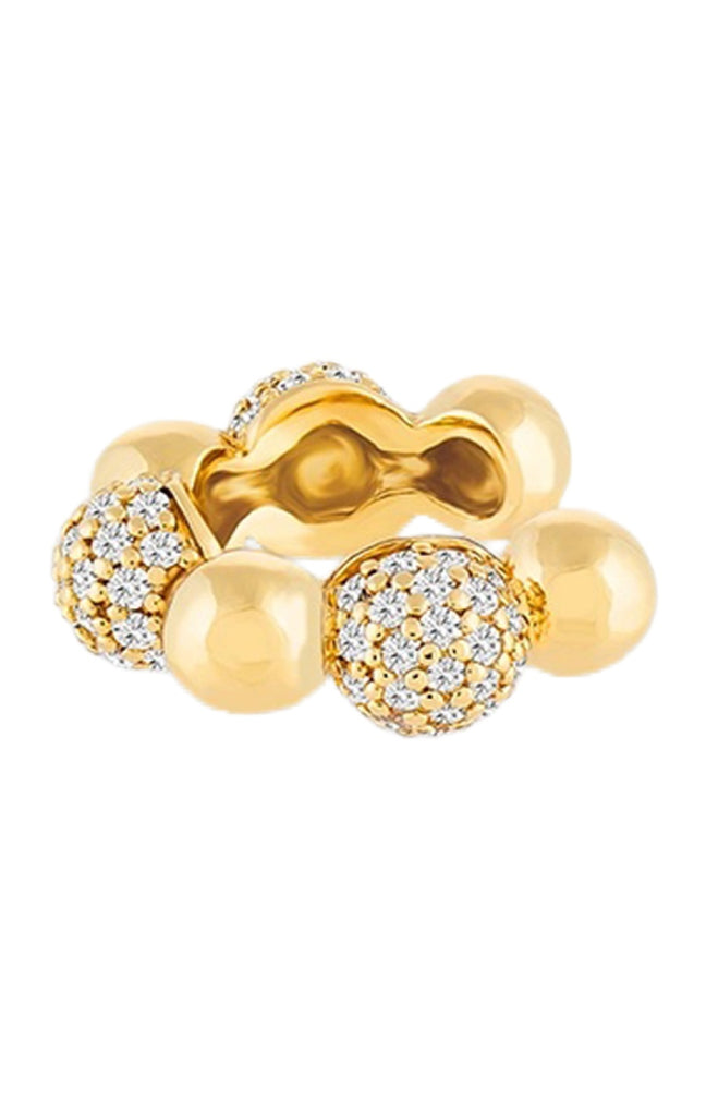Earcuff - Cassis - Laiton doré or 1 micron