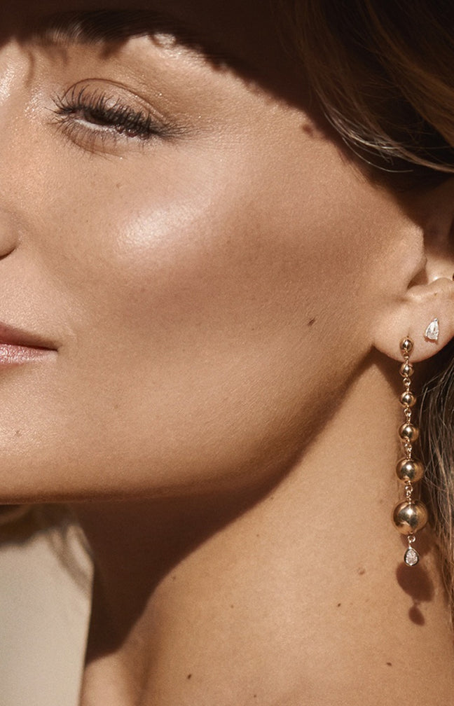 Earcuff - Cassis - Laiton doré or 1 micron