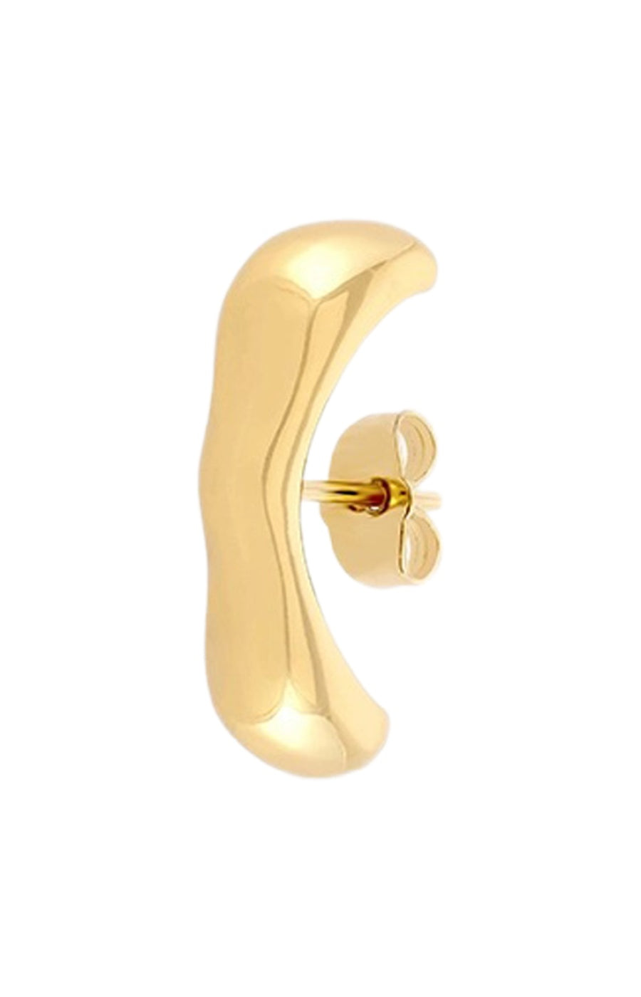 Boucle d'oreille - Azur - Laiton doré or 1 micron
