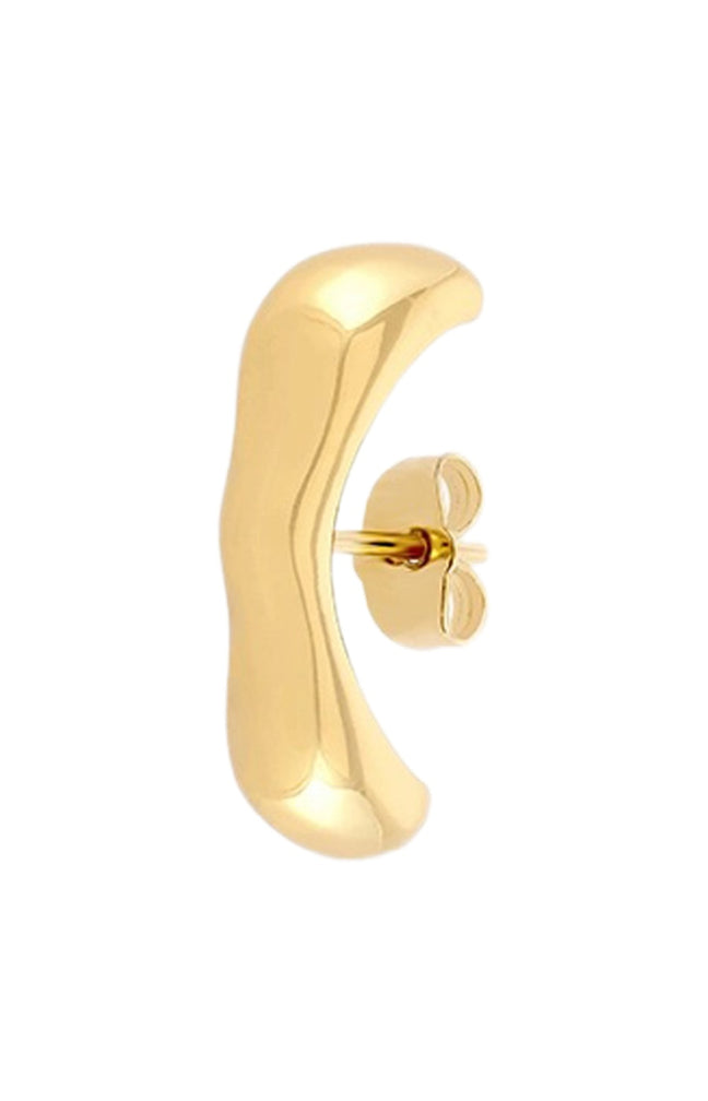 Boucle d'oreille - Azur - Laiton doré or 1 micron