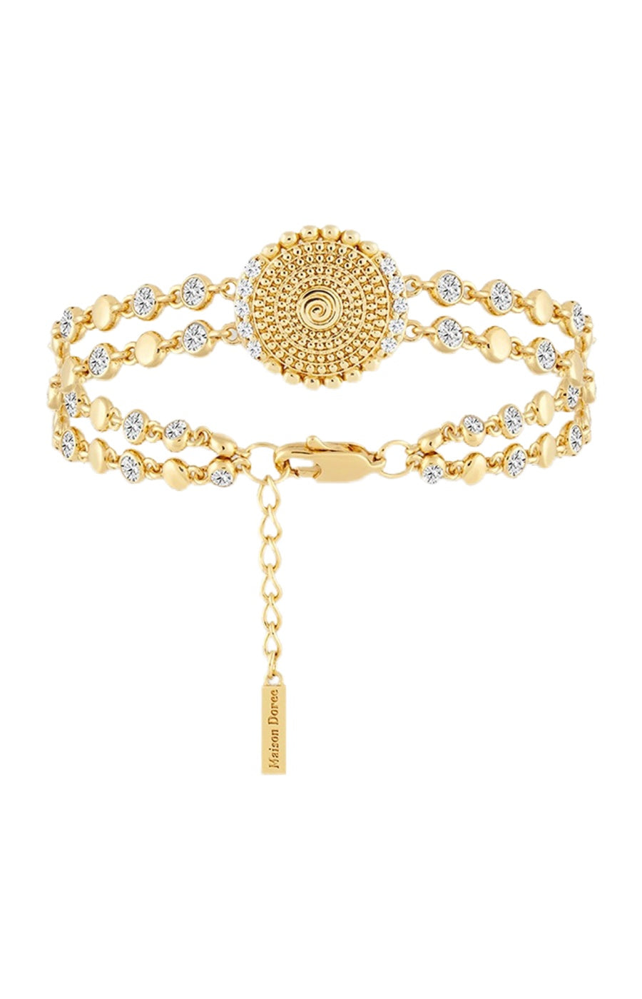 Bracelet - Soleil - Laiton doré or 1 micron
