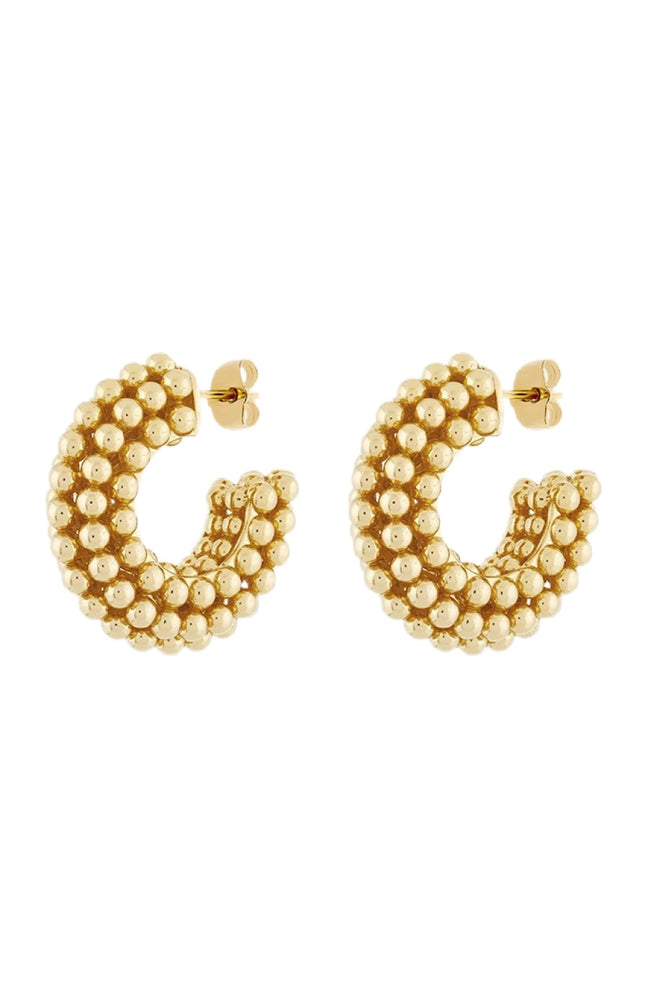 Boucles d'oreilles - Mimosa - Laiton doré or 1 micron
