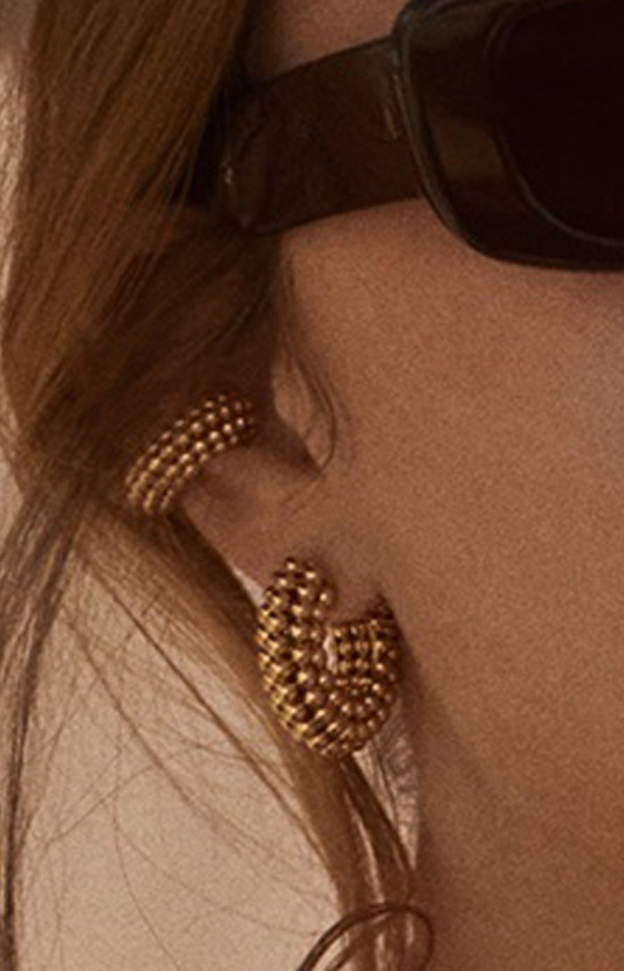 Boucles d'oreilles - Mimosa - Laiton doré or 1 micron