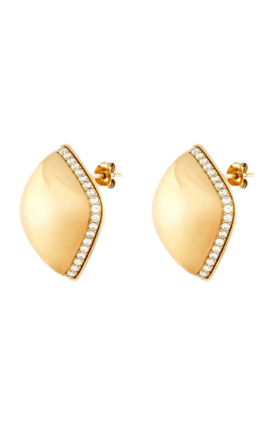 Boucles d'oreilles - Madeleine - Laiton doré à l'or fin