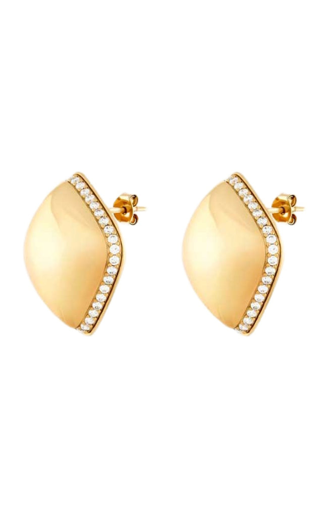 Boucles d'oreilles - Madeleine - Laiton doré à l'or fin