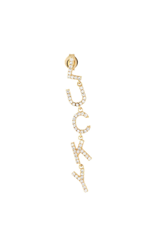Boucle d'oreille - Lucky - Laiton doré or 1 micron