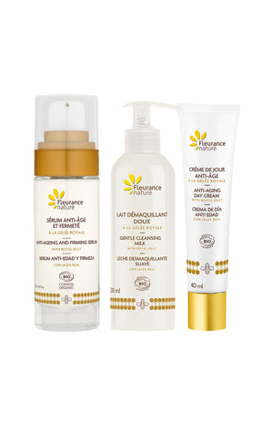 Routine anti-âge - Gelée royale - Visage - 3 produits