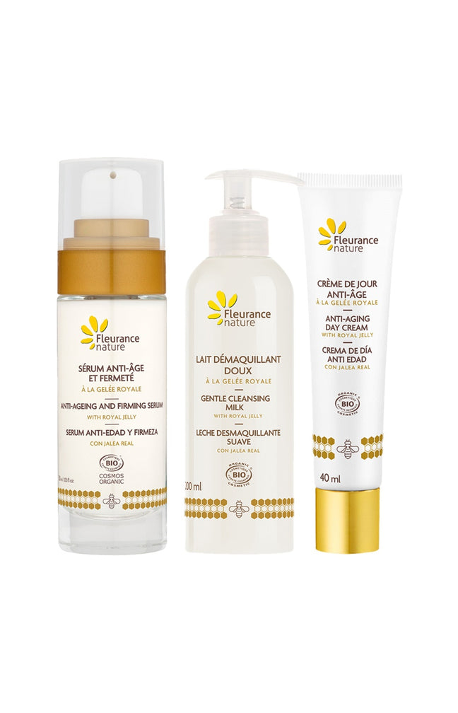 Routine anti-âge - Gelée royale - Visage - 3 produits