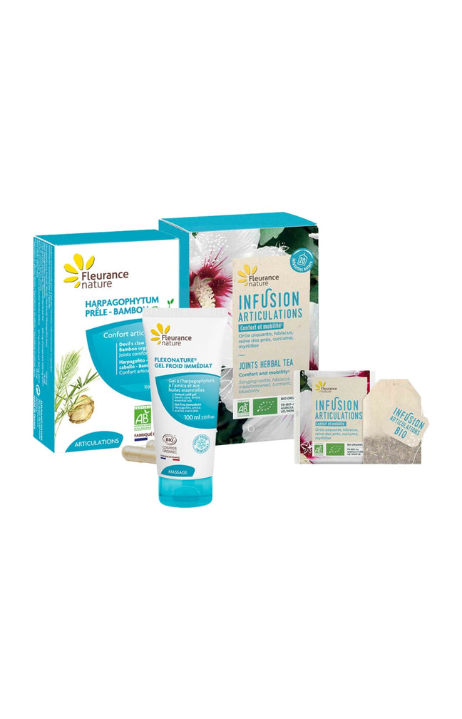 Coffret douleur articulaire bio - Gel, infusion & cure - 3 produits