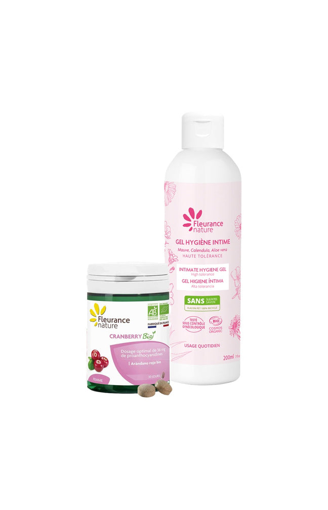 Cure cranberry & gel nettoyant intime - Confort intime & urinaire