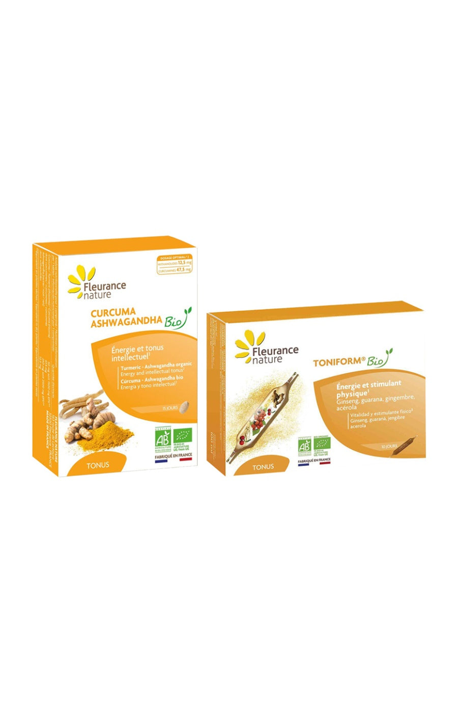Cures énergie - Curcuma ashwagandha & gingembre