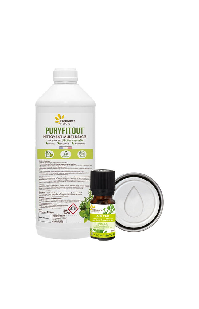 Coffret air & surface propre - Diffusion & détergeant - 3 produits