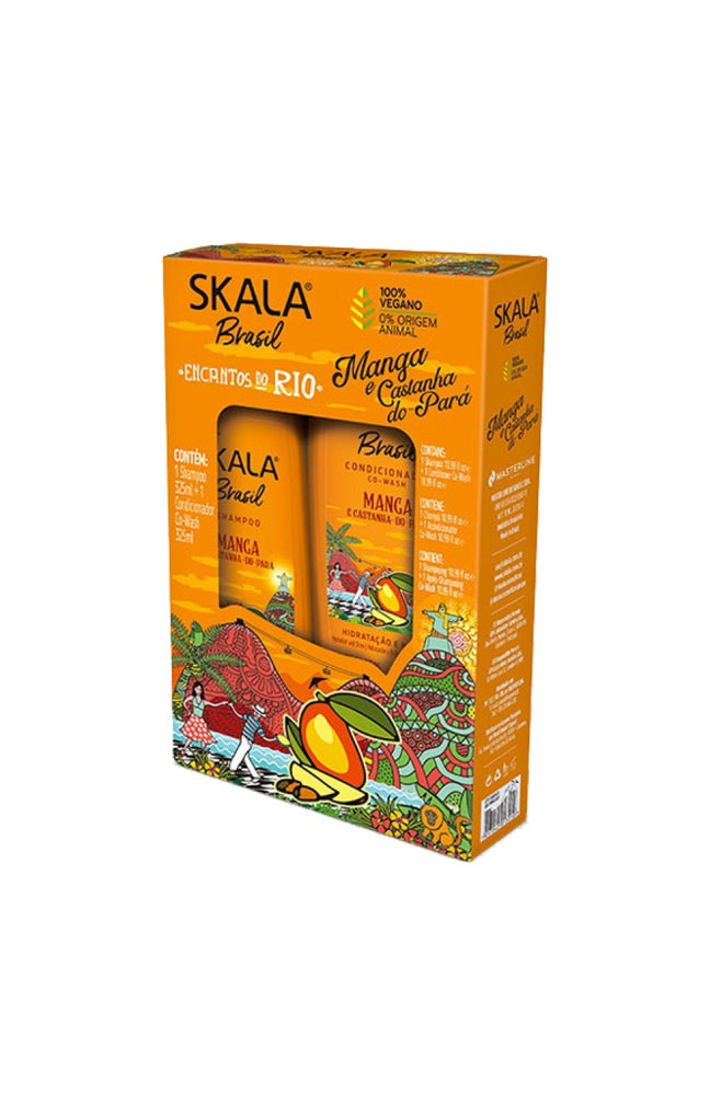 Coffret shampoing & après-shampoing - Noix du brésil & mangue - Cheveux secs ou crépus - 2 x 325 ml