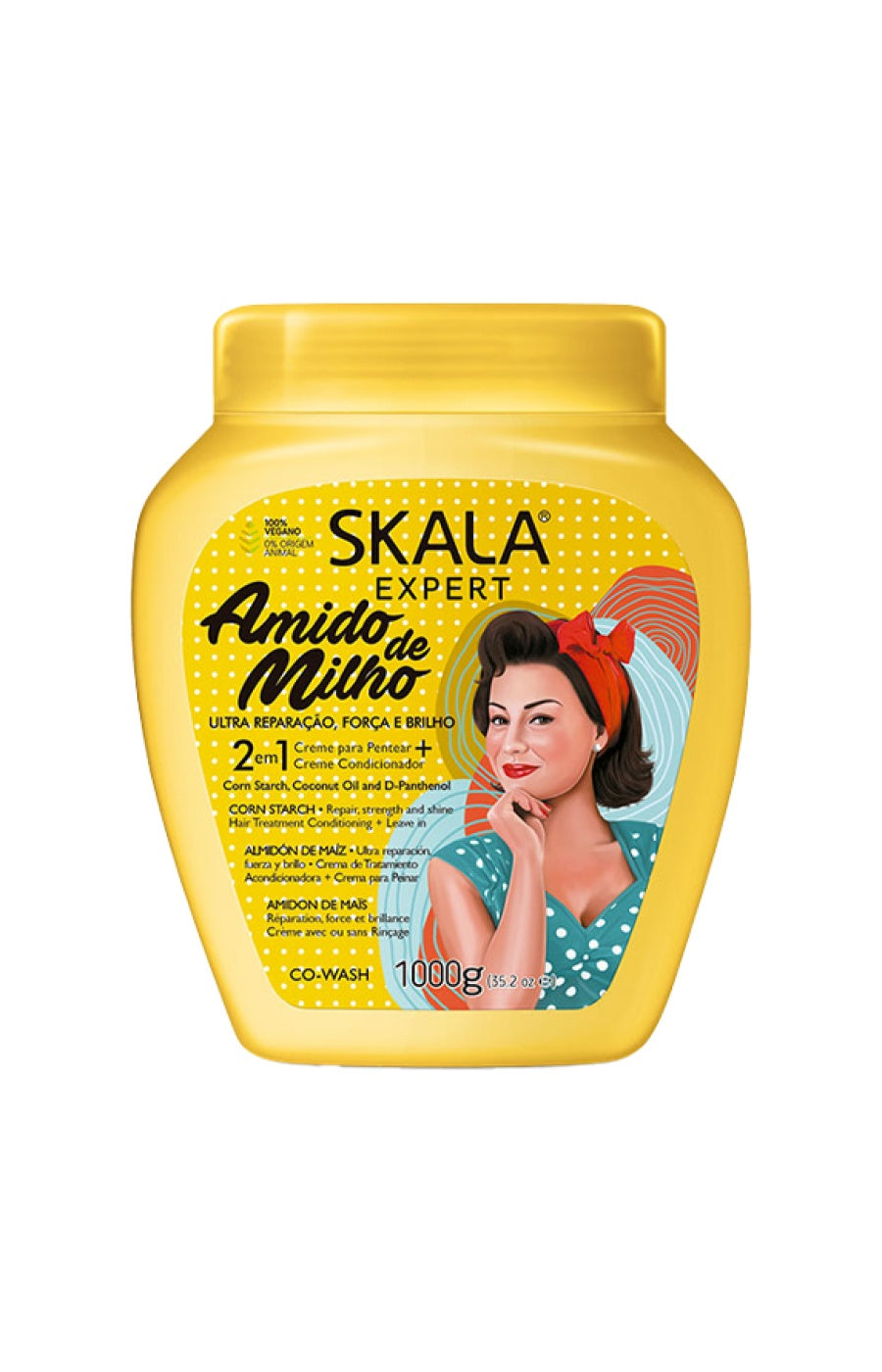 Masque réparateur vegan - Amidon de maïs - 1 L