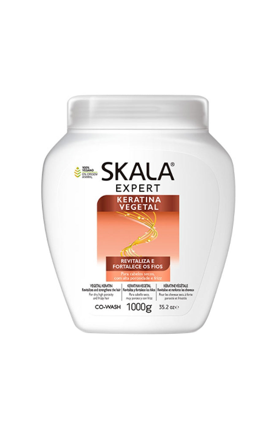 Masque revitalisant - Kératine - Cheveux frisés ou crépus - 1 L