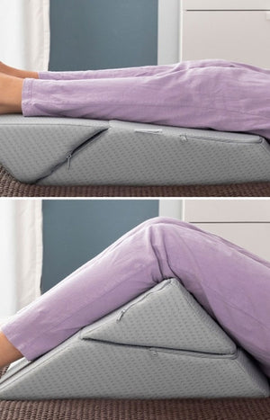 Coussin triangulaire multipositions - Gris