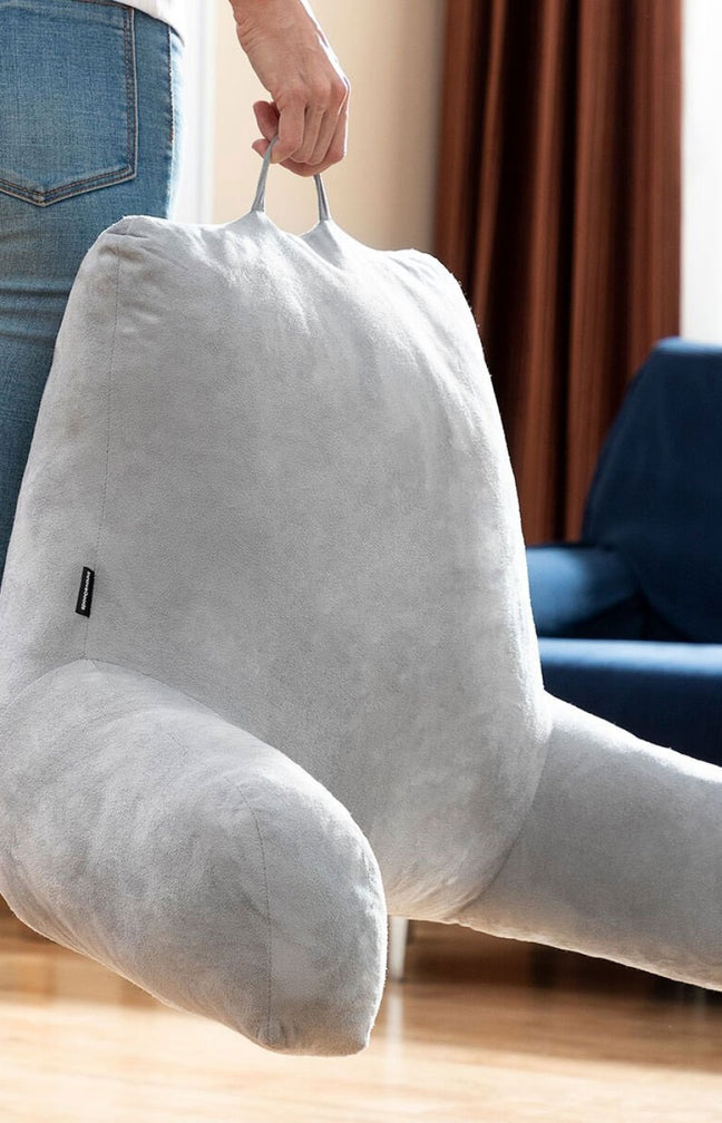 Coussin de lecture - Huglow - Gris