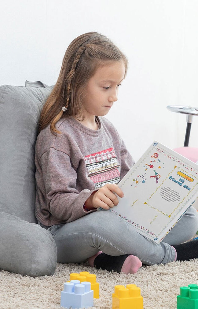Coussin de lecture - Huglow - Gris