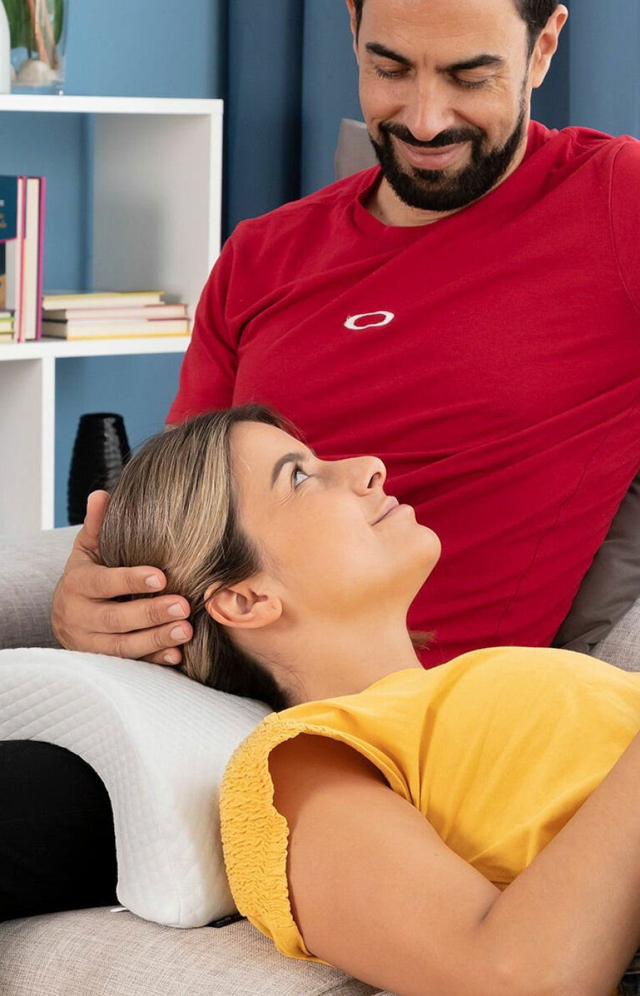 Oreiller pour couple - Blanc