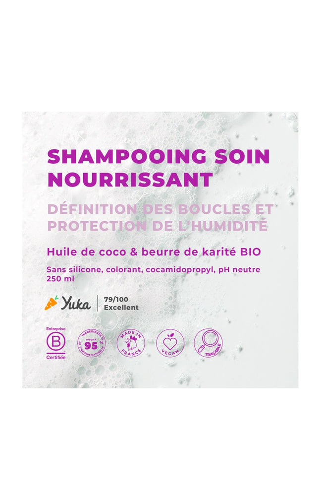 Shampoings - Coco & beurre de karité bio - Cheveux bouclés - 2 x 250 ml
