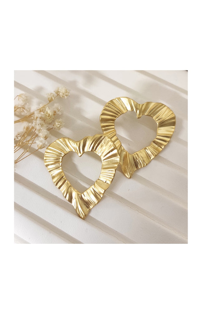 Boucles d'oreilles - Laiton plaqué or