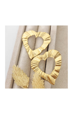 Boucles d'oreilles - Laiton plaqué or