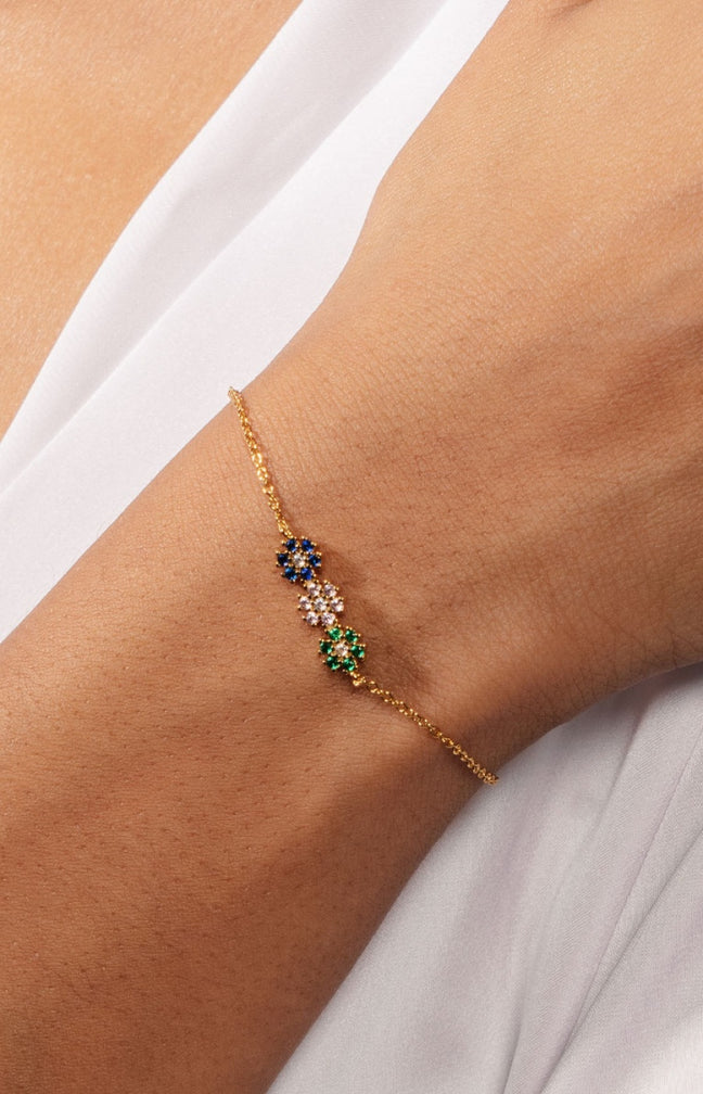 Bracelet Wanda - Laiton doré à l'or fin 18k