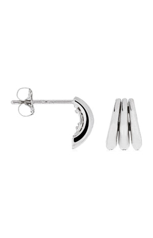 Boucles d'oreille Trianon - Or blanc 375/1000