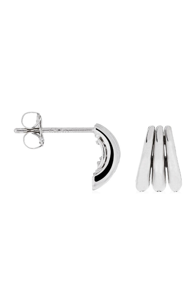 Boucles d'oreille Trianon - Or blanc 375/1000