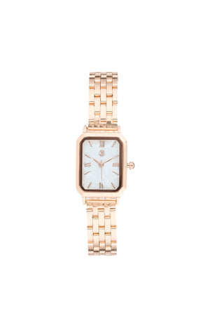 Montre à quartz - Alliage doré rose