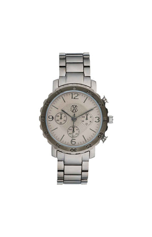Montre à quartz en acier inoxydable - Argenté - Homme